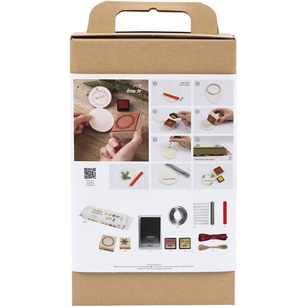 Julpyssel Kit - Egna Juldekorationer med Stämplar