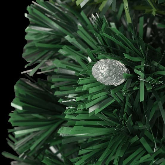 Plastgran Med Fot Och Led 150 Cm Fiberoptik