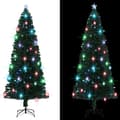 Miniatyrbild 3 av 8: Plastgran Med Fot Och Led 240 Cm Fiberoptik