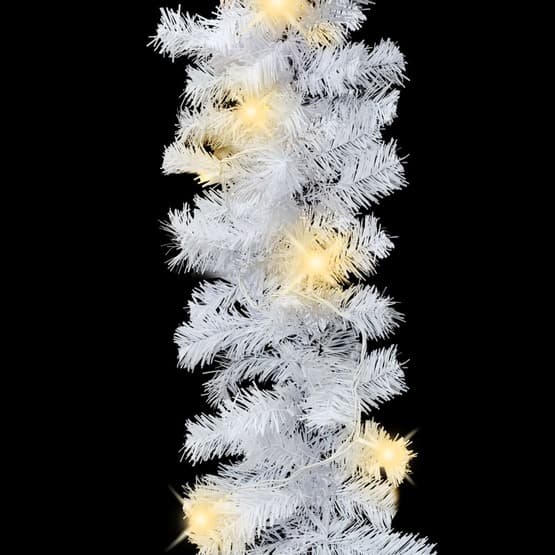 Julgirlang Med Led-Lampor 10 M Vit