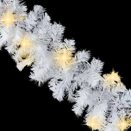 Julgirlang Med Led-Lampor 20 M Vit