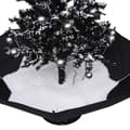 Miniatyrbild 5 av 7: Julgran Med Snö Och Paraplybas Svart 75 Cm Pvc