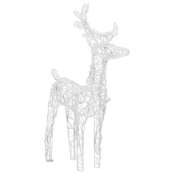 Juldekoration Ren & Släde 160 Led 130 Cm Akryl