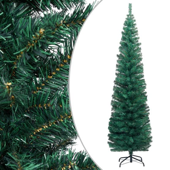 Smal Plastgran Med Fot Grön 210 Cm Pvc