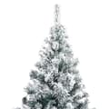 Miniatyrbild 3 av 6: Plastgran Med Snö Grön 240 Cm Pvc