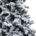 Miniatyrbild 4 av 6: Plastgran Med Snö Grön 240 Cm Pvc