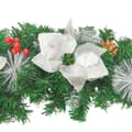 Miniatyrbild 5 av 7: Julgirlang Grön Med Led-Lampor 2,7 M Pvc