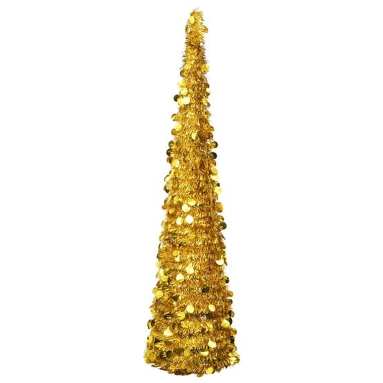 Pop-Up Plastgran Guld 180 Cm Pet