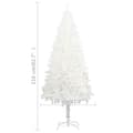 Miniatyrbild 6 av 6: Plastgran Verklighetstrogna Barr Vit 210 Cm