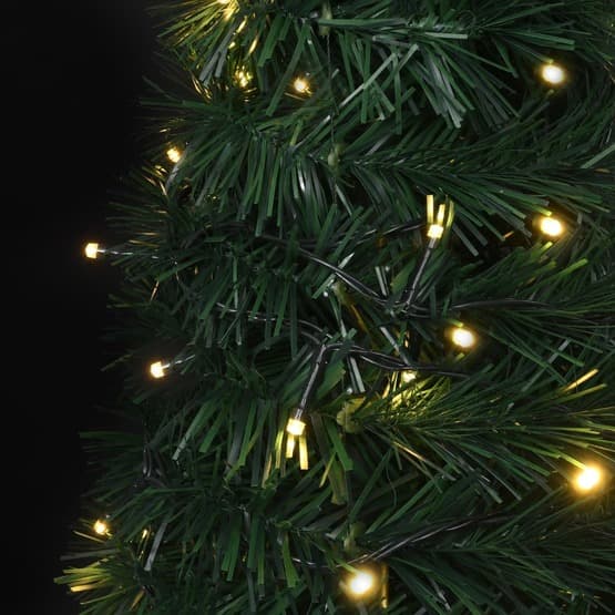 Pop-Up Plastgran Med Led Grön 210 Cm