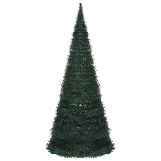 Pop-Up Plastgran Med Led Grön 210 Cm