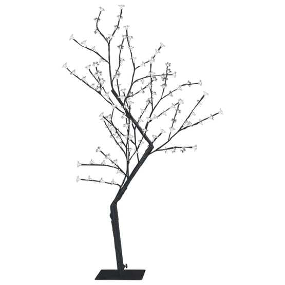 Plastgran 128 Leds Körsbärsblommor Varmvitt Ljus 120 Cm