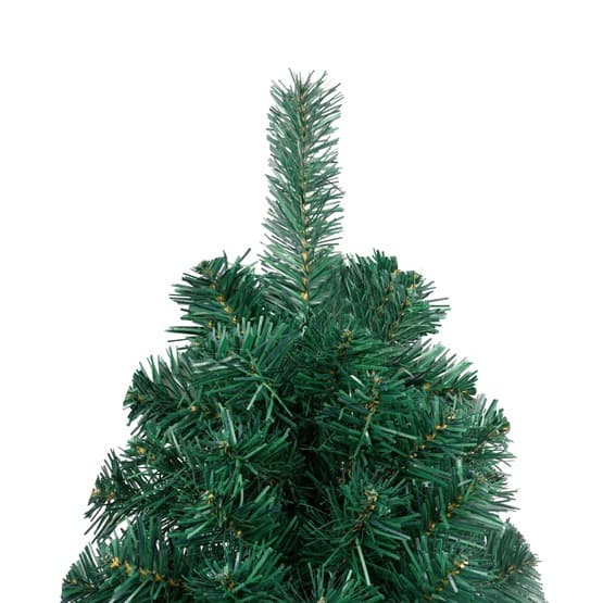 Halv Plastgran Med Fot Grön 120 Cm Pvc