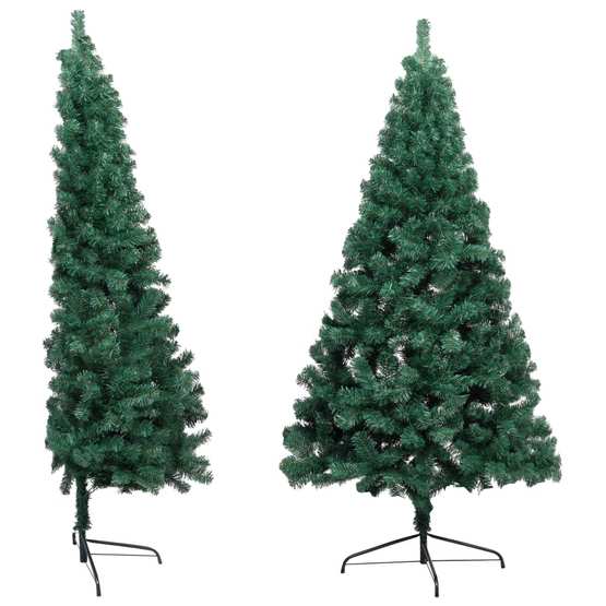 Halv Plastgran Med Fot Grön 120 Cm Pvc