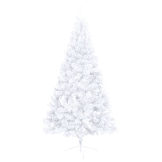 Halv Plastgran Med Fot Vit 150 Cm Pvc