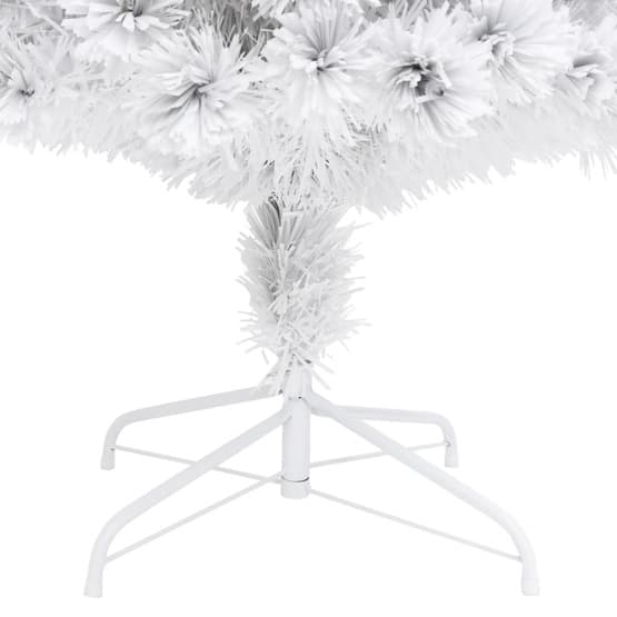 Plastgran Med Led Vit 120 Cm Fiberoptik