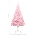 Miniatyrbild 5 av 5: Plastgran Med Fot Rosa 240 Cm Pvc