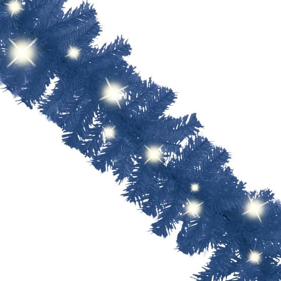 Julgirlang Med Led-Lampor 20 M Blå