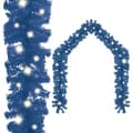 Miniatyrbild 1 av 7: Julgirlang Med Led-Lampor 20 M Blå