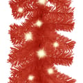 Miniatyrbild 3 av 7: Julgirlang Med Led-Lampor 10 M Röd