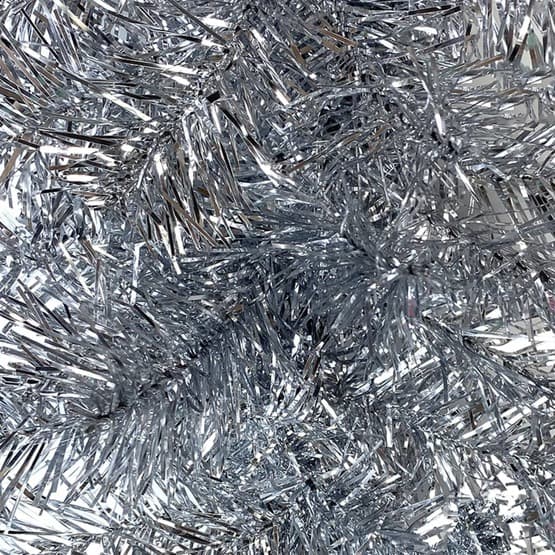 Julgirlang Med Led-Lampor 20 M Silver
