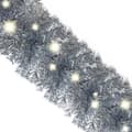 Miniatyrbild 5 av 7: Julgirlang Med Led-Lampor 20 M Silver