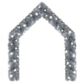 Miniatyrbild 2 av 7: Julgirlang Med Led-Lampor 20 M Silver