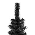 Miniatyrbild 3 av 6: Julgran Smal Svart 240 Cm