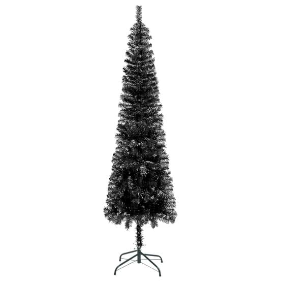 Julgran Smal Svart 240 Cm