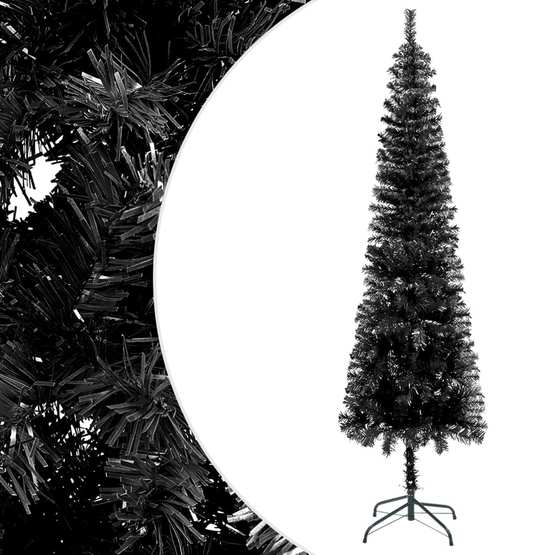 Julgran Smal Svart 240 Cm