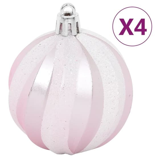 Julgranskulor 108 St Vit Och Rosa