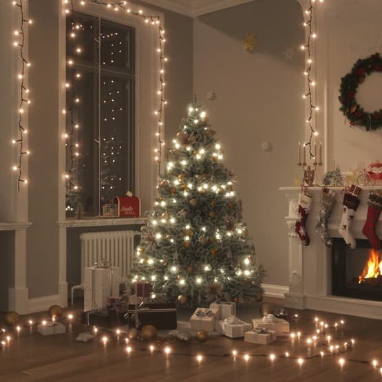 Ljusslinga Med 300 Led Varmvit 30 M Pvc