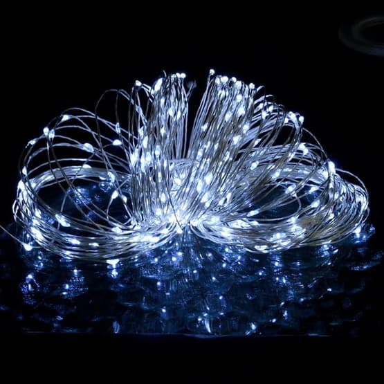 Ljusslinga Med 150 Led Kallvit 15 M