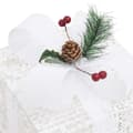 Miniatyrbild 6 av 8: Juldekoration Julklappar 3 St Vit Ute/Inne