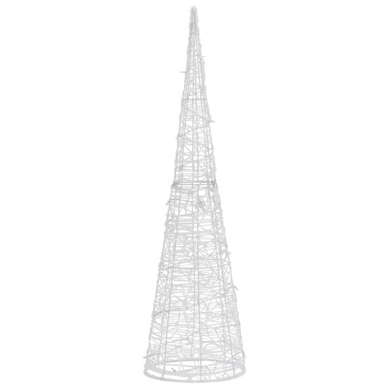 Ljuskon Led Pyramid Akryl Blå 120 Cm