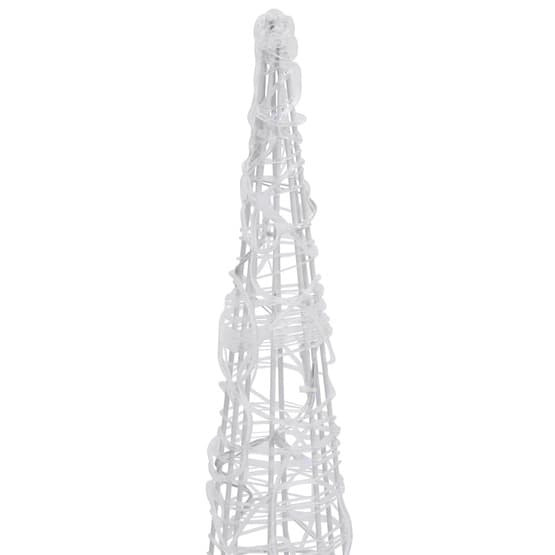 Ljuskon Led Pyramid Akryl Blå 120 Cm