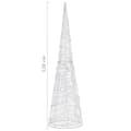 Miniatyrbild 7 av 7: Ljuskon Led Pyramid Akryl Blå 120 Cm