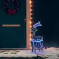Miniatyrbild 3 av 8: Juldekoration Ren Mesh 306 Led 60X24X89Cm