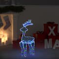 Miniatyrbild 1 av 8: Juldekoration Ren Mesh 306 Led 60X24X89Cm