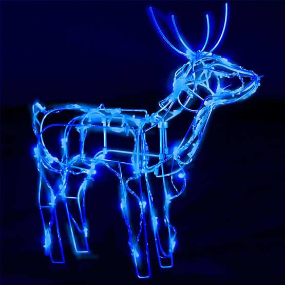 Julbelysning 3 Delar Med Renar 229 Led