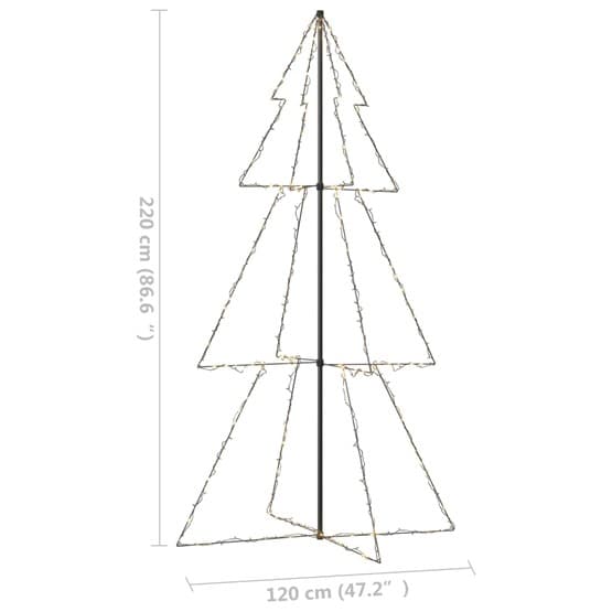 Ljuskon För Julgran 300 Led 120X220 Cm Inne/Ute