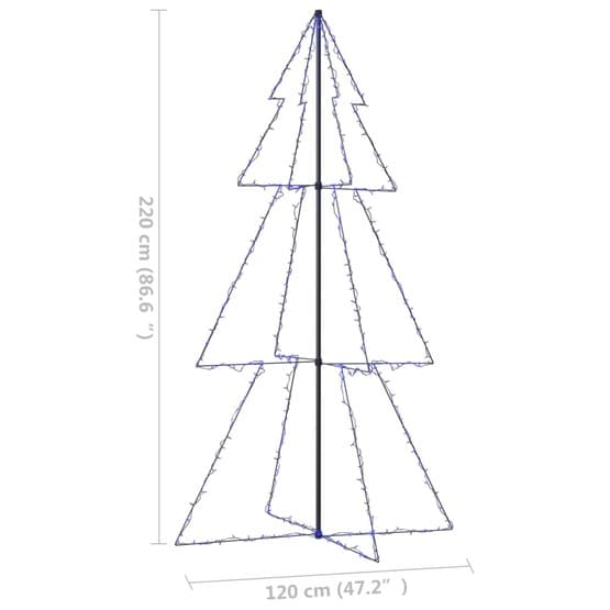 Ljuskon För Julgran 300 Led Inne/Ute 120X220 Cm