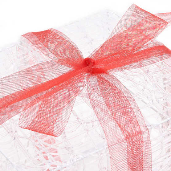 Juldekoration Julklappar Akryl 3 St Flerfärgad