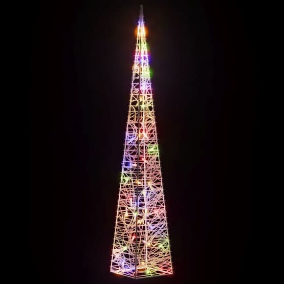 Ljuskon Led Akryl Flerfärgad 90 Cm