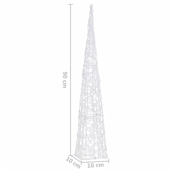 Ljuskon Led Akryl Flerfärgad 90 Cm