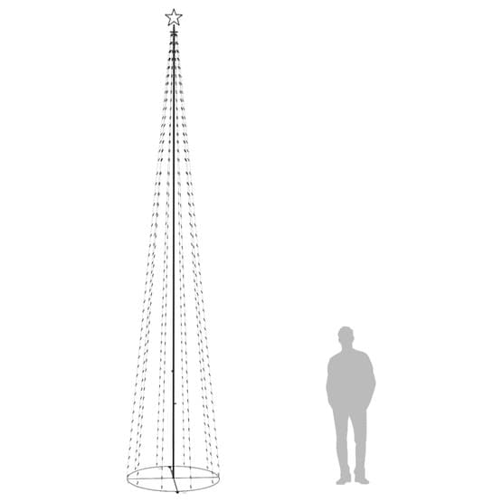 Julgranskon 752 Kallvita Leds 160X500 Cm