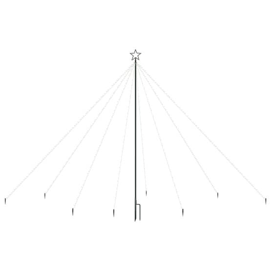 Julgransbelysning Inomhus/Utomhus 576 Led Blå 3,6 M