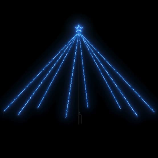 Julgransbelysning Inomhus/Utomhus 576 Led Blå 3,6 M