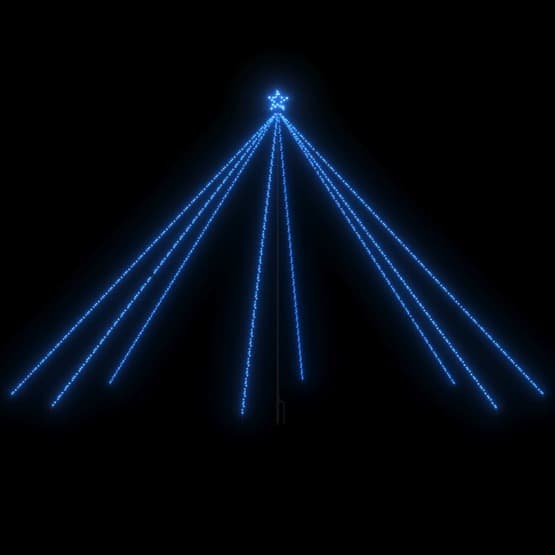 Julgransbelysning Inomhus/Utomhus 800 Leds Blå 5 M