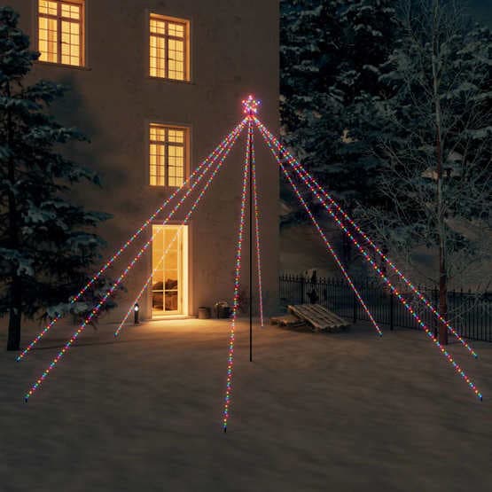 Julgransbelysning Inomhus/Utomhus 800 Leds Flerfärgad 5 M